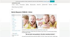 Desktop Screenshot of kielce.yamahaszkola.pl