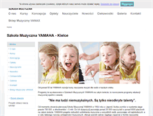 Tablet Screenshot of kielce.yamahaszkola.pl