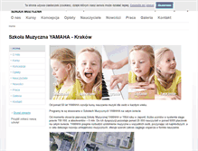 Tablet Screenshot of krakow.yamahaszkola.pl