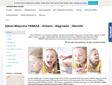 Tablet Screenshot of gniezno.yamahaszkola.pl